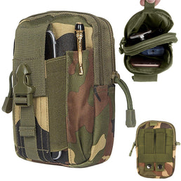 Sac banane de style militaire avec multi poches  - Livraison offerte