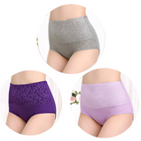 Lot de 3 Culottes abdominales en coton pour femme - Livraison offerte