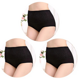 Lot de 3 Culottes abdominales en coton pour femme - Livraison offerte