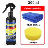 Rénovateur magique pour plastique avec 1 chiffon + 1 éponge offerte - Livraison offerte