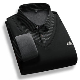 Pull-chemise polaire pour homme - Livraison offerte