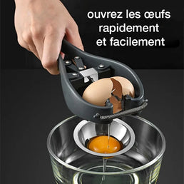 Ouvre-oeuf multi fonction en acier inoxydable - Livraison offerte