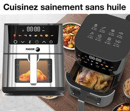 Airfryer de la marque Fagor 1400W 5 litres - Livraison offerte