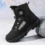 Bottes de neige chaudes, fourrées et décontractées pour homme résistantes aux températures froides - Livraison offerte