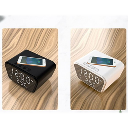 Réveil numérique avec chargeur à induction pour téléphone - Livraison offerte