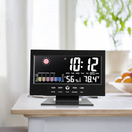 Horloge de station météo avec écran de couleur- Livraison offerte