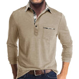 Polo à manche longue pour homme avec un look élégant et tendance - Livraison offerte