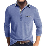 Polo à manche longue pour homme avec un look élégant et tendance - Livraison offerte