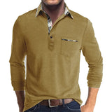 Polo à manche longue pour homme avec un look élégant et tendance - Livraison offerte