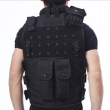Gilet militaire style Rambo avec bretelles réglables - Livraison offerte